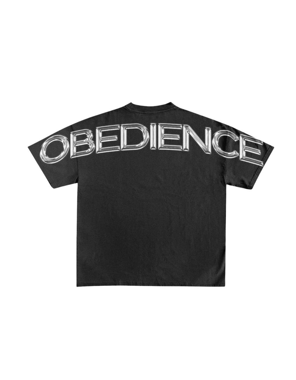 Obedience (Black w/Silver Text)