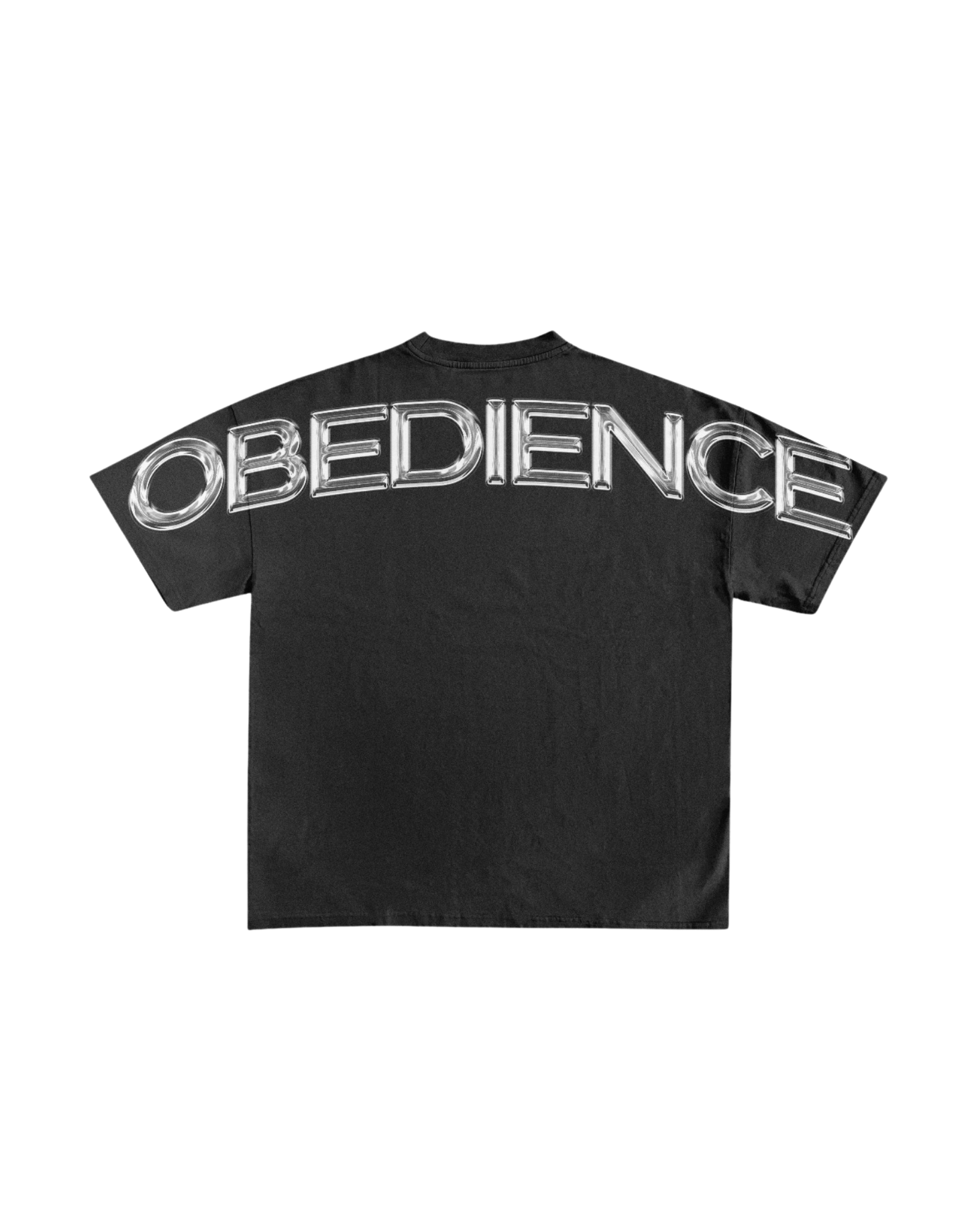 Obedience (Black w/Silver Text)