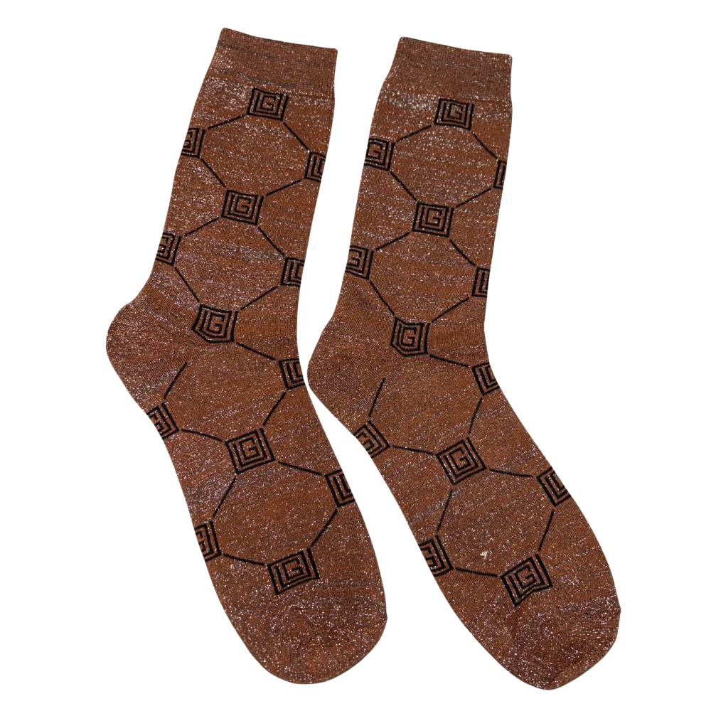 Reflective Socks (Brown)