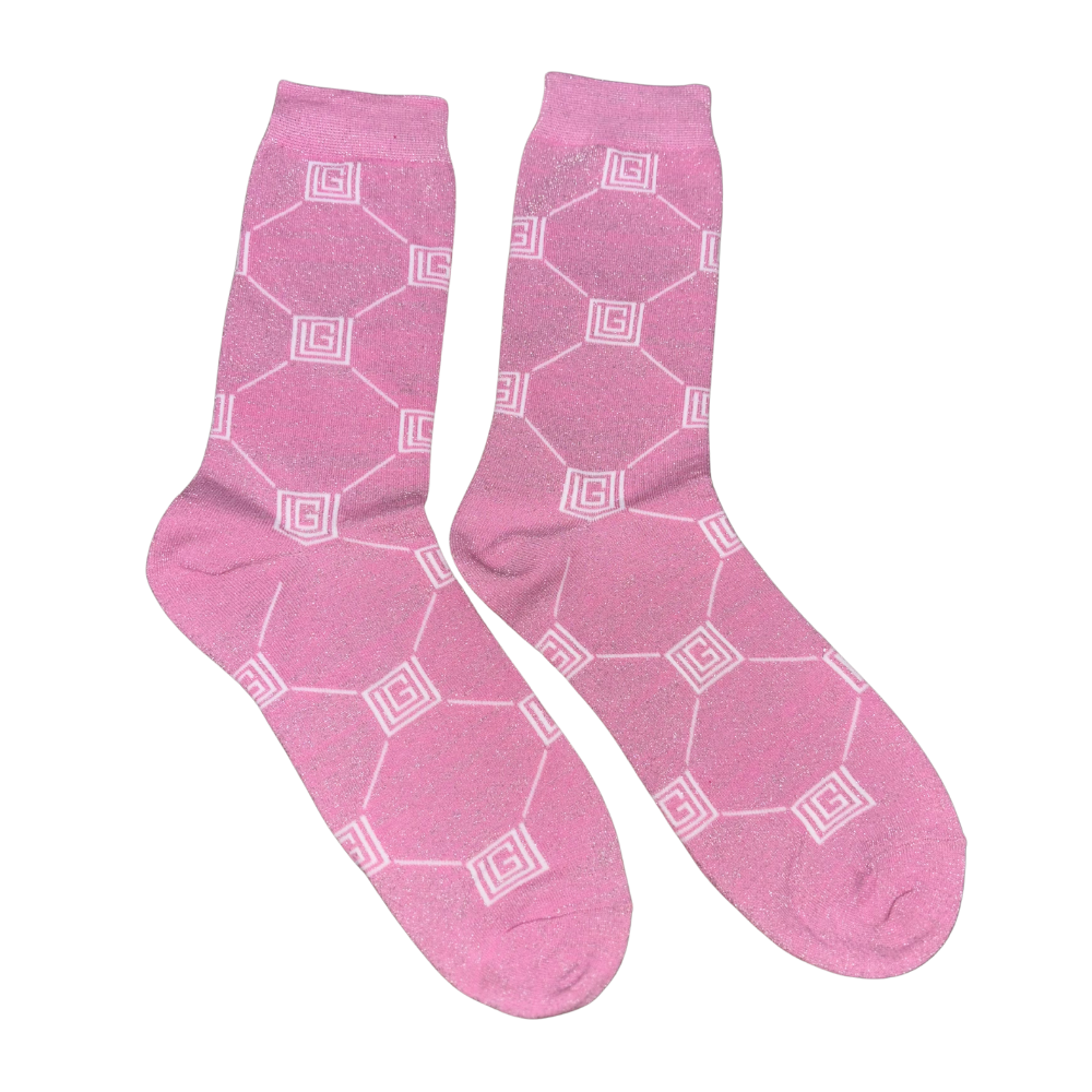 Reflective Socks (Pink)