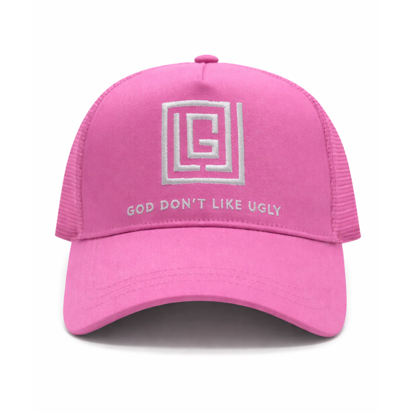 Logo Trucker Hat (Pink)