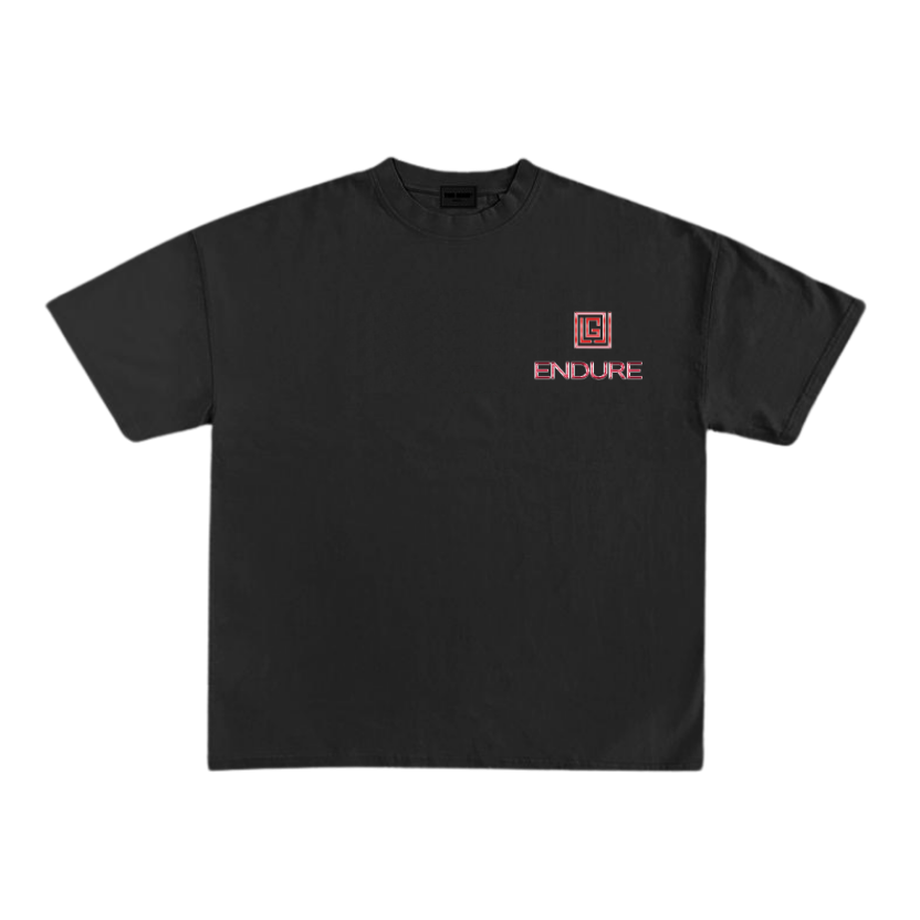 Obedience Tee (Black w/Red Text)